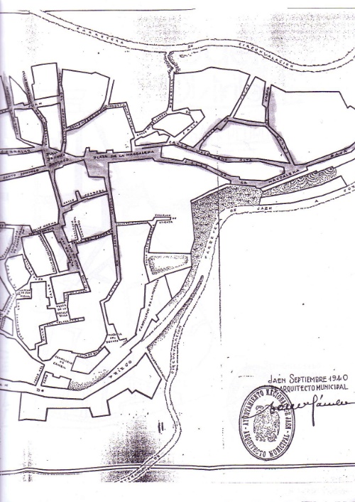 Barrio de la Magdalena - Barrio de la Magdalena. Mapa 1940