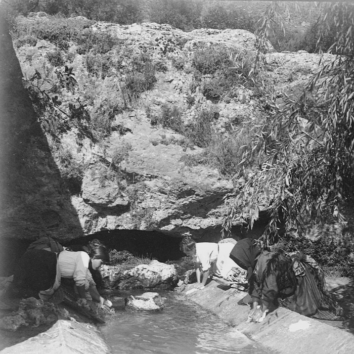 Lavadero del Nacimiento - Lavadero del Nacimiento. Foto de Arturo Cerd y Rico 1910