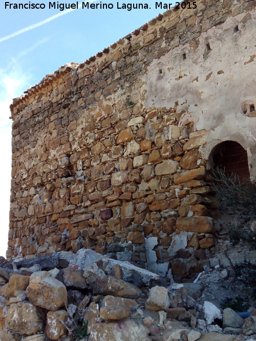 Castillo de Fuentetetar - Castillo de Fuentetetar. Muralla