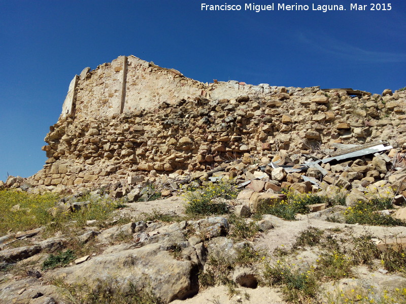 Castillo de Fuentetetar - Castillo de Fuentetetar. Muralla