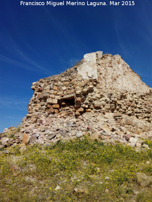 Castillo de Fuentetetar - Castillo de Fuentetetar. Torre circular