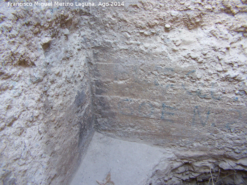 Castillo del Zumbel - Castillo del Zumbel. Marcas de los tablones del encofrado