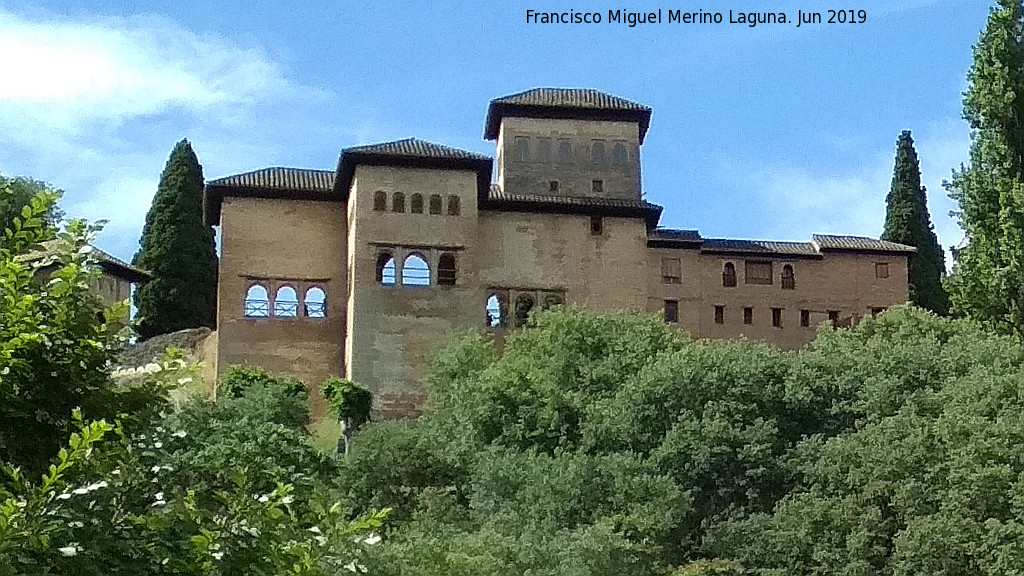 Alhambra. Torre de las Damas - Alhambra. Torre de las Damas. Desde el Paseo de los Tristes