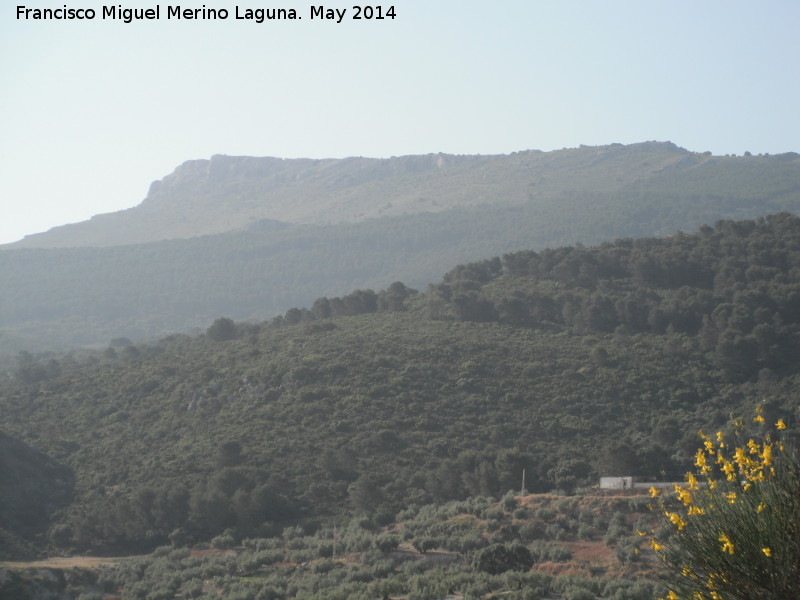 Cerro de los Morteros - Cerro de los Morteros. Desde el Norte