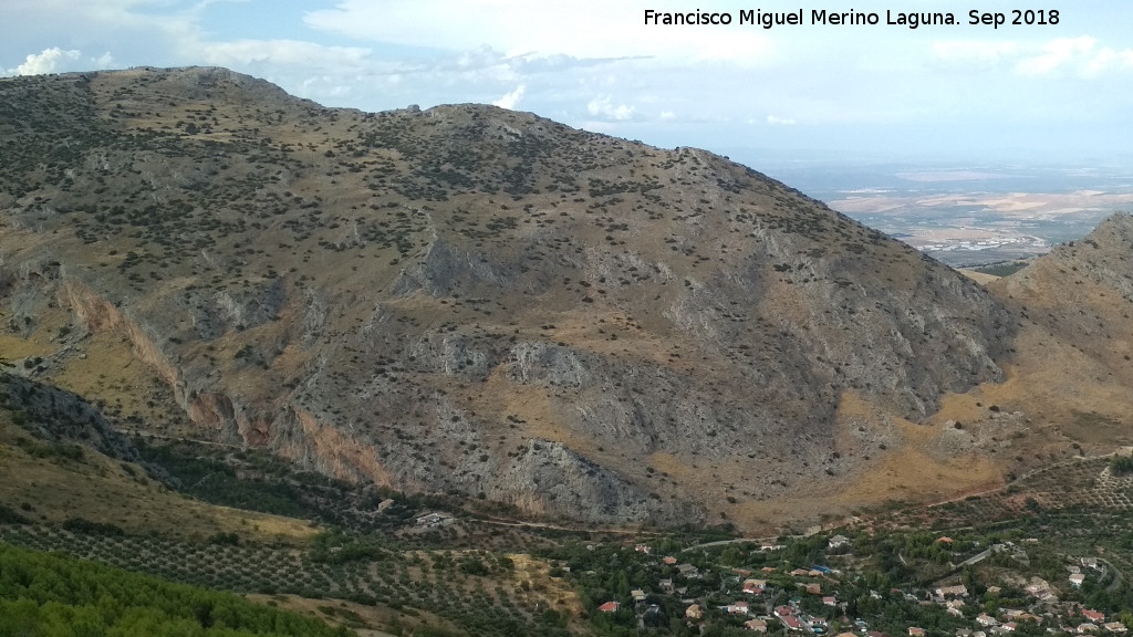 Cerro de los Morteros - Cerro de los Morteros. Desde la Vereda del Pincho
