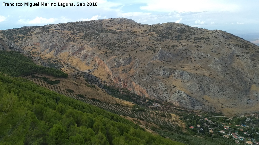 Cerro de los Morteros - Cerro de los Morteros. Desde la Vereda del Pincho