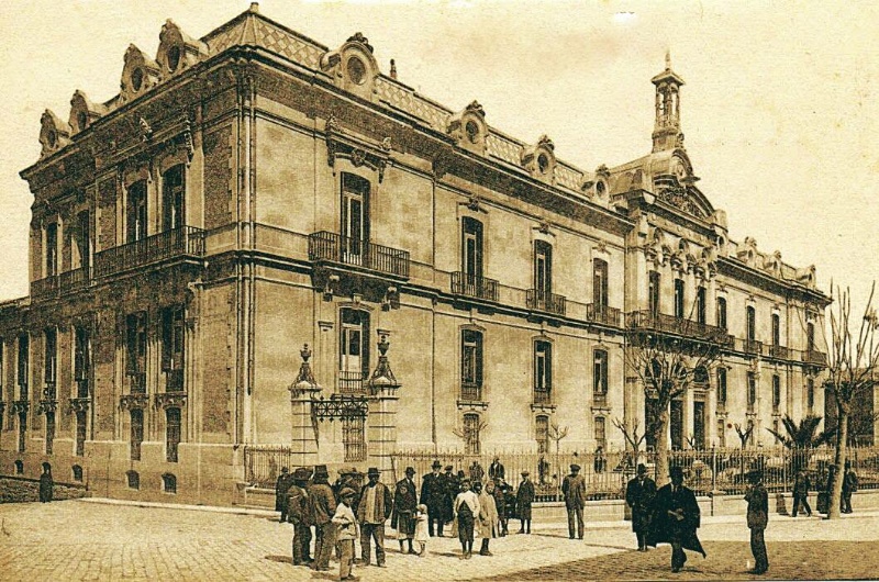 Palacio de la Diputacin - Palacio de la Diputacin. Foto antigua