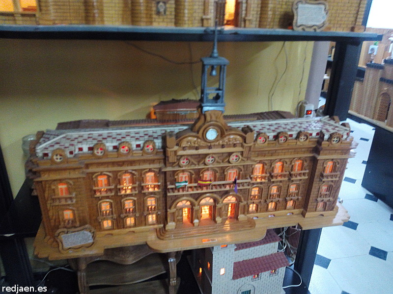 Palacio de la Diputacin - Palacio de la Diputacin. Maqueta realizada por Luis Barbero