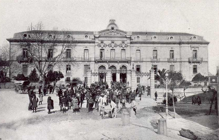 Palacio de la Diputacin - Palacio de la Diputacin. Foto antigua