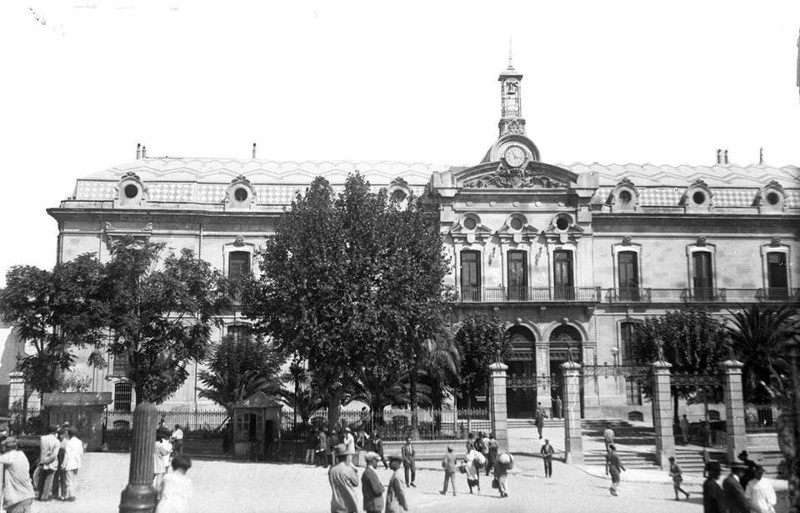 Palacio de la Diputacin - Palacio de la Diputacin. Foto antigua