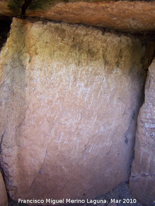 Dolmen del Collado de los Bastianes - Dolmen del Collado de los Bastianes. Piedra III