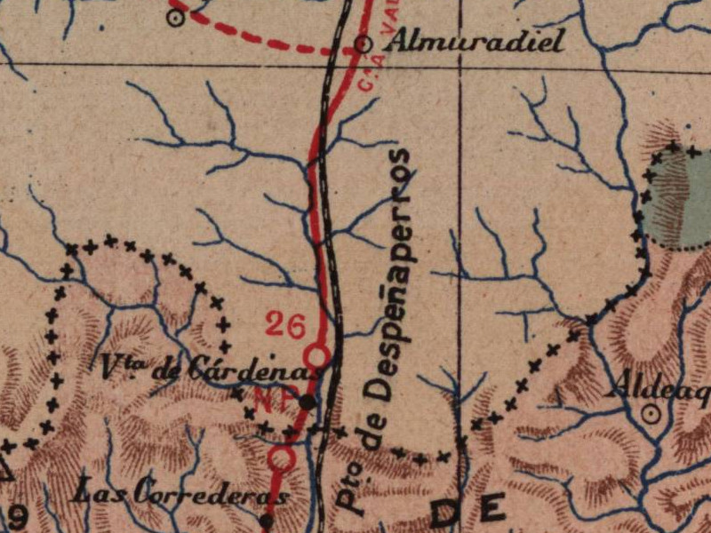 Despeaperros - Despeaperros. Mapa 1901