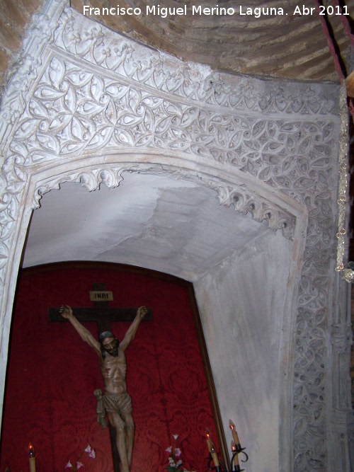 Arco de San Lorenzo - Arco de San Lorenzo. Yeseras y Cristo