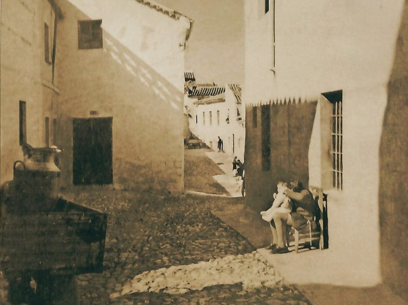 Calle Llana de San Juan - Calle Llana de San Juan. Foto antigua