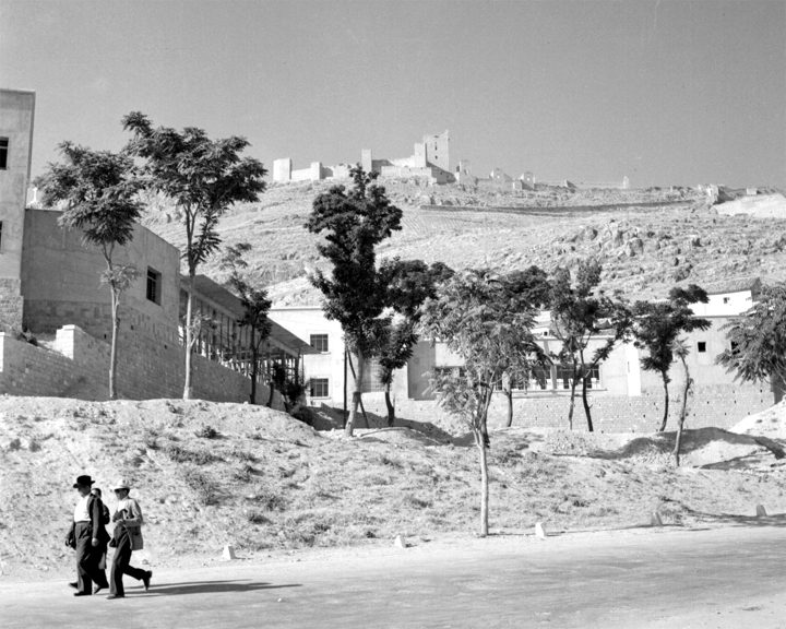 Castillo de Santa Catalina - Castillo de Santa Catalina. Foto antigua. Desde la Carretera de Crdoba