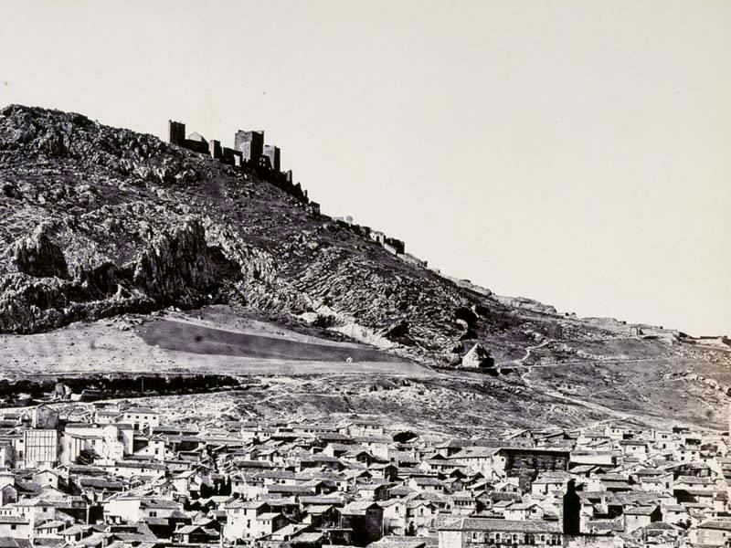 Castillo de Santa Catalina - Castillo de Santa Catalina. Foto antigua. Foto de la Biblioteca Nacional