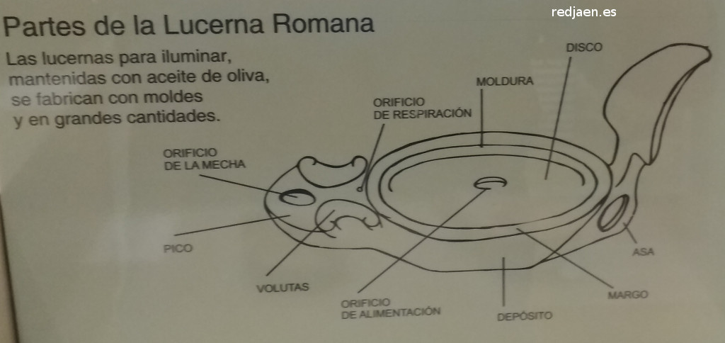 Lucerna - Lucerna. Partes de la lucerna romana. CIPAQ