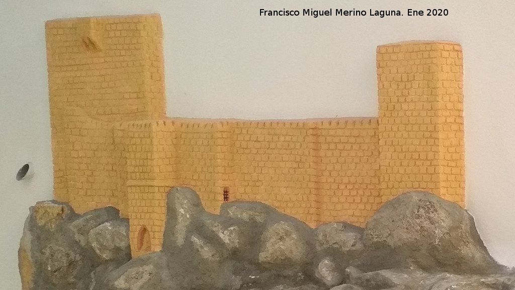 Castillo Nuevo de Santa Catalina - Castillo Nuevo de Santa Catalina. En el Graffiti del Bel�n en la Calle Garc�a Morente