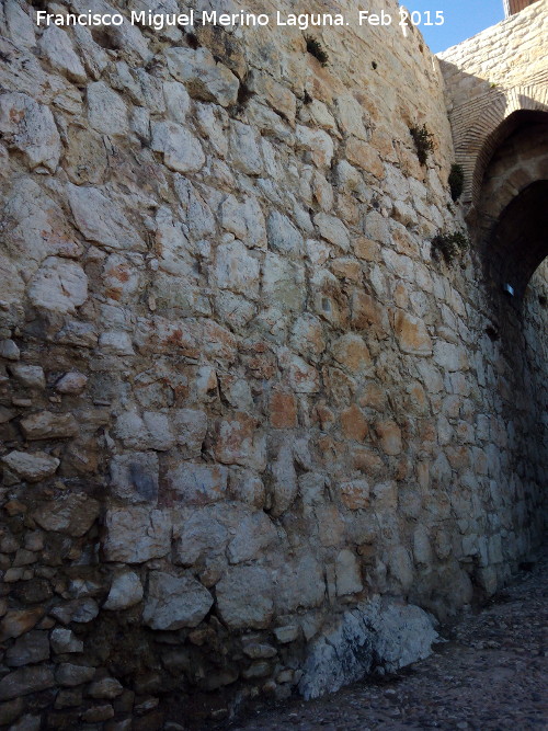 Castillo Nuevo de Santa Catalina - Castillo Nuevo de Santa Catalina. Muro ibero romano