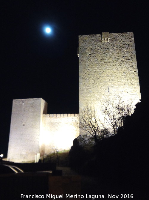 Castillo Nuevo de Santa Catalina - Castillo Nuevo de Santa Catalina. Con la Super Luna