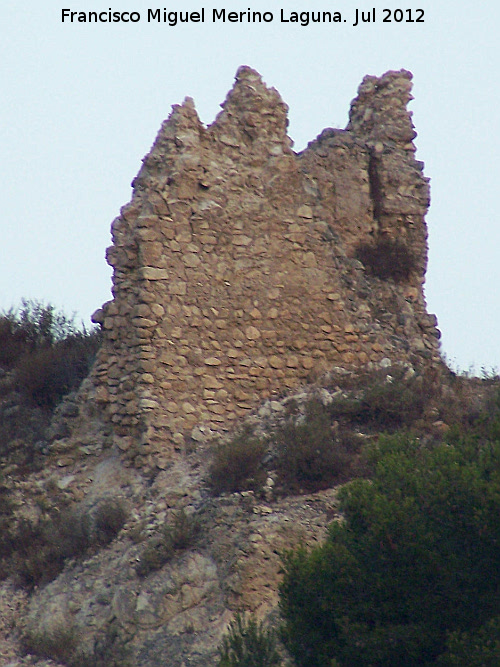 Castillo de Tibi - Castillo de Tibi. Torre de la entrada
