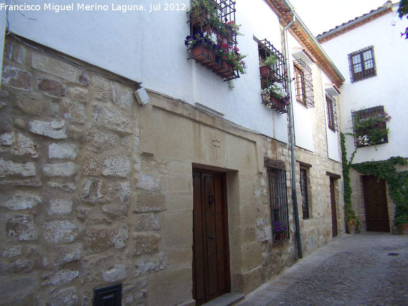 Casa de la Calle Baja de San Jorge n 24 - Casa de la Calle Baja de San Jorge n 24. Fachada