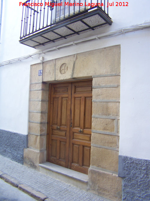 Casa de la Calle Santo Cristo n 12 - Casa de la Calle Santo Cristo n 12. Portada