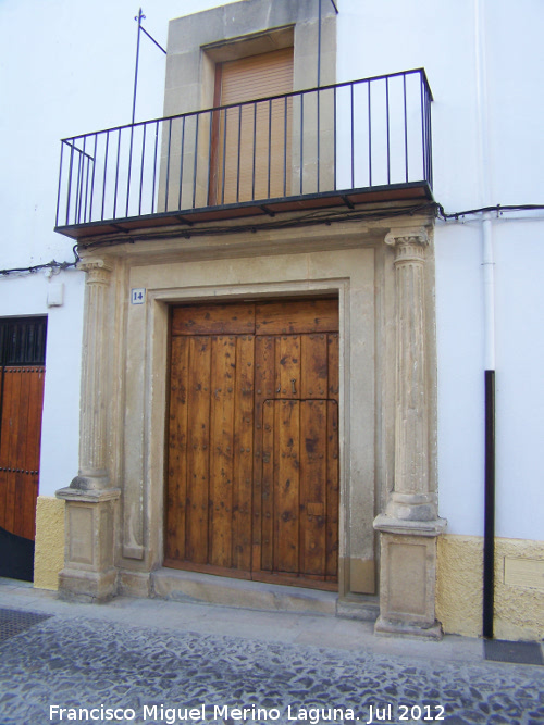 Casa de la Plaza de San Lorenzo n 14 - Casa de la Plaza de San Lorenzo n 14. Portada