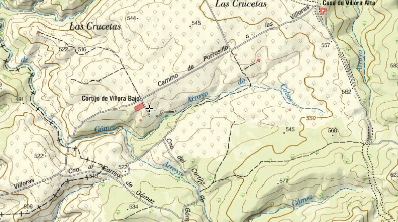 Cortijo de Vllora Bajo - Cortijo de Vllora Bajo. Mapa