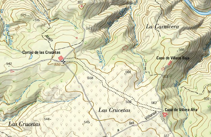 Cortijo de La Carnicera - Cortijo de La Carnicera. Mapa
