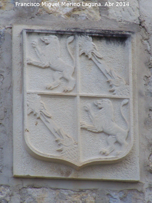 Castillo Viejo de Santa Catalina - Castillo Viejo de Santa Catalina. Escudo del Condestable don Miguel Lucas de Iranzo