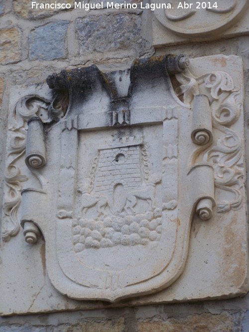 Castillo Viejo de Santa Catalina - Castillo Viejo de Santa Catalina. Escudo de Pedro Esteban del Ro