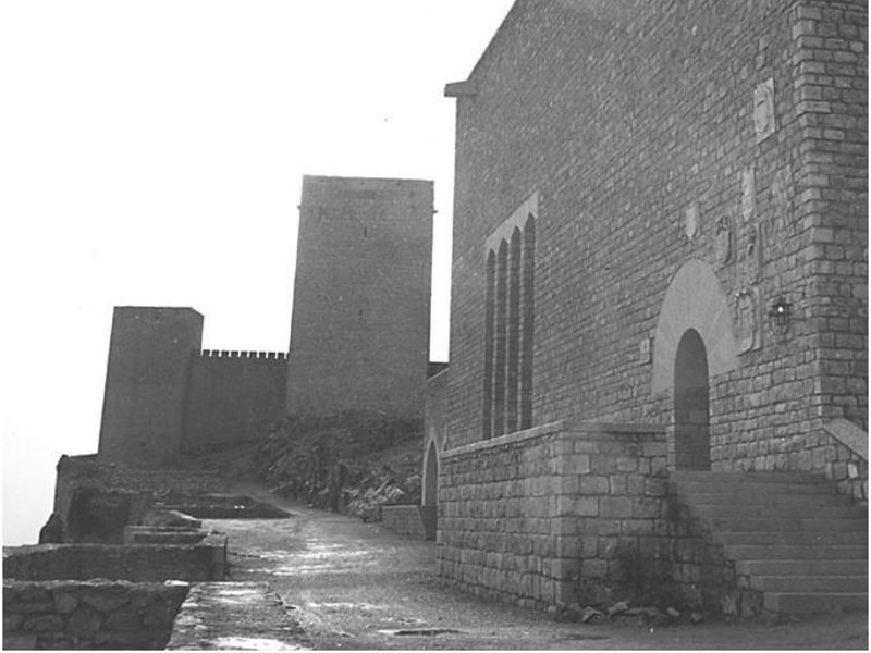 Castillo Viejo de Santa Catalina - Castillo Viejo de Santa Catalina. Foto antigua