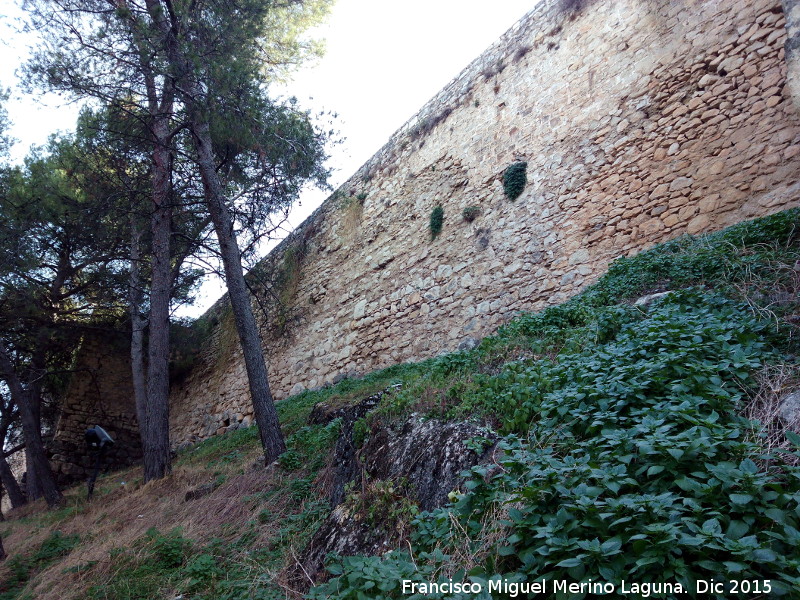Castillo Viejo de Santa Catalina - Castillo Viejo de Santa Catalina. Torren de la Rampa y muralla