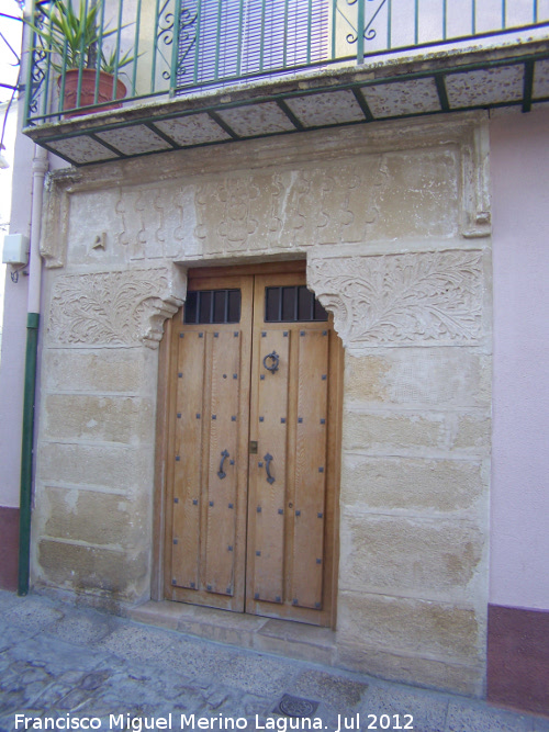 Casa de la Plaza del Alczar n 4 - Casa de la Plaza del Alczar n 4. Portada