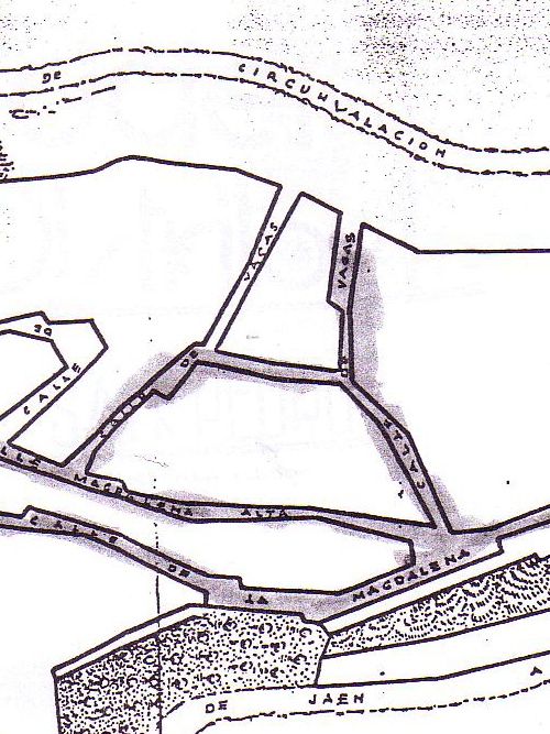 Calle Vacas - Calle Vacas. Mapa 1940