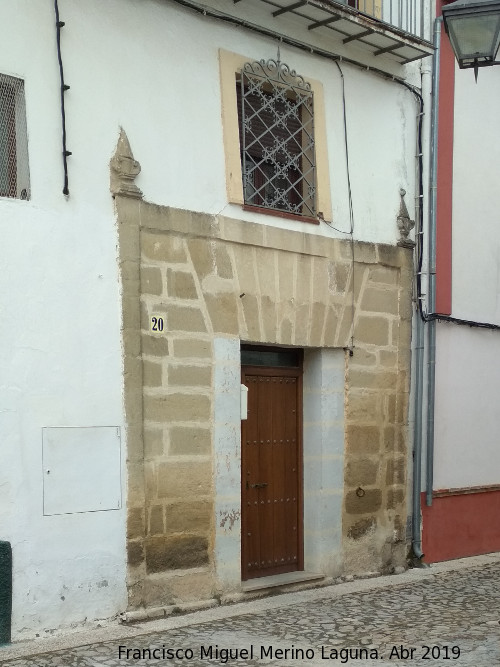 Casa de la Calle Alczar n 20 - Casa de la Calle Alczar n 20. 