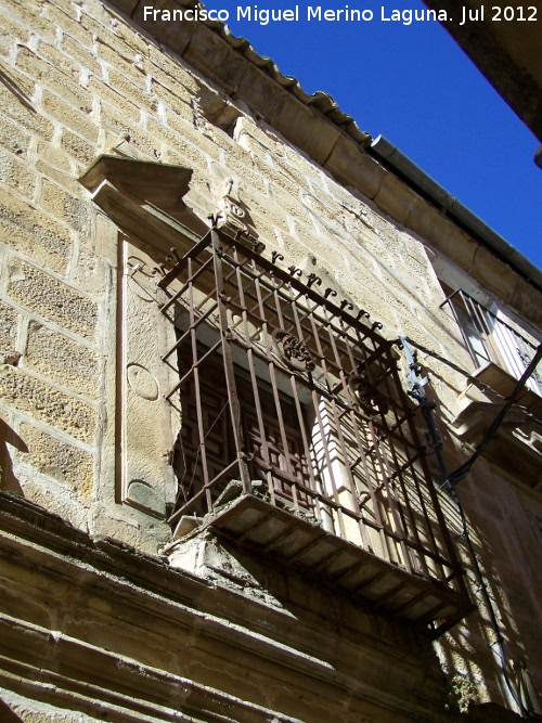 Casa del Callejn de Ventaja n 2 - Casa del Callejn de Ventaja n 2. Ventana monumental