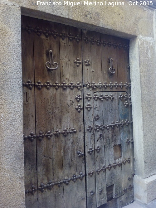 Casa del Callejn de Ventaja n 2 - Casa del Callejn de Ventaja n 2. Puerta de clavazn