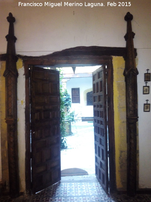 Palacio de los Granada Venegas - Palacio de los Granada Venegas. Puertas de la capilla