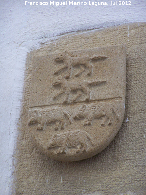 Casa del Ladrn de Guevara - Casa del Ladrn de Guevara. Escudo izquierdo