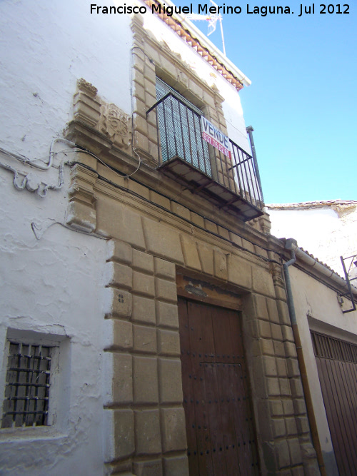Casa de la Calle del Carmen n 8 - Casa de la Calle del Carmen n 8. Portada