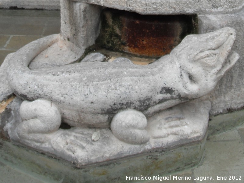 Monumento al Lagarto de la Malena - Monumento al Lagarto de la Malena. Lagarto de Jan