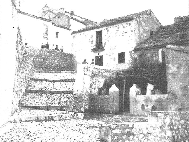 Calle Alcal Wenceslada - Calle Alcal Wenceslada. Foto antigua