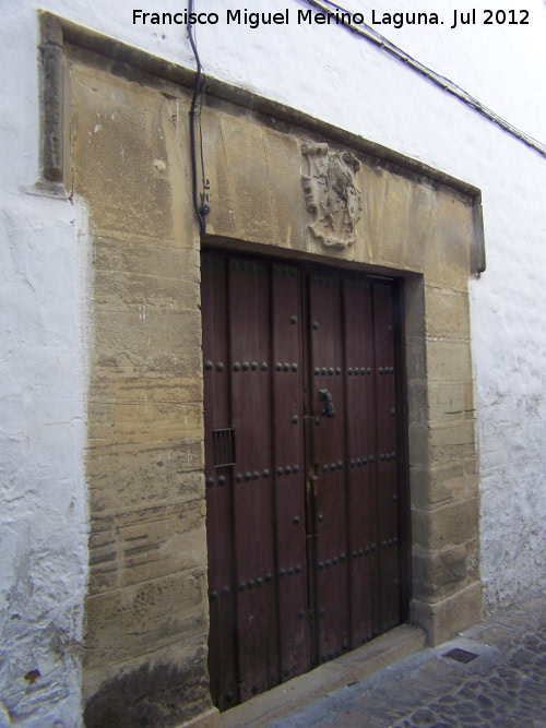 Casa de la Calle Francisco de los Cobos n 2 - Casa de la Calle Francisco de los Cobos n 2. Portada