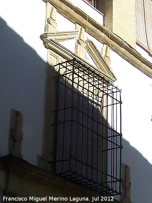 Casa de la Calle Cervantes n 14 - Casa de la Calle Cervantes n 14. Ventana