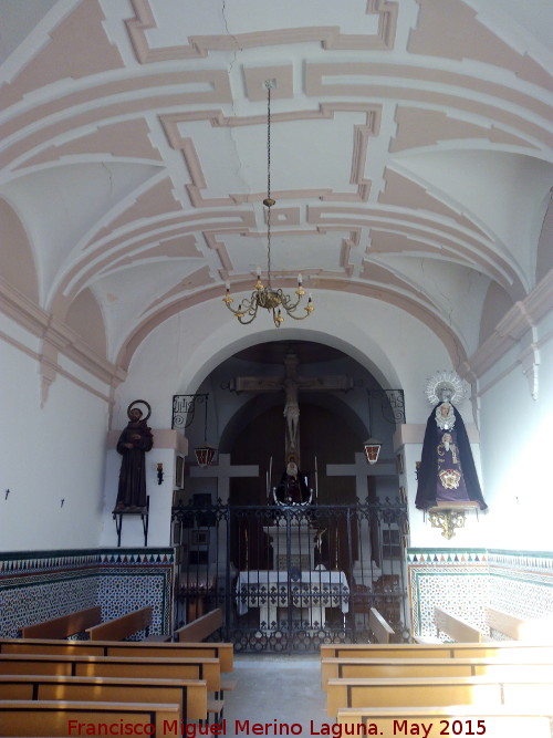 Ermita del Calvario - Ermita del Calvario. Interior
