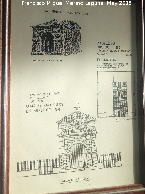 Ermita del Calvario - Ermita del Calvario. Plano