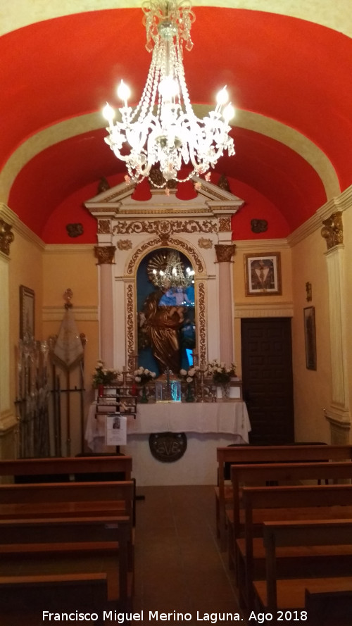 Ermita de la Virgen Blanca - Ermita de la Virgen Blanca. Interior