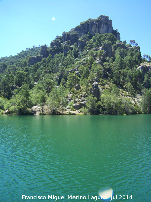 Pantano de Aguasnegras - Pantano de Aguasnegras. Puntal de las Iglesias